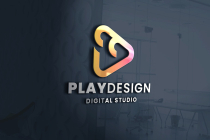 Play Design Digital Agency Pro Logo Screenshot 1