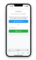 VanishChat – Chat anonymously Screenshot 3