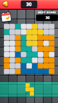 Block puzzle Tetris infinity - Mobile Unity Game Screenshot 2