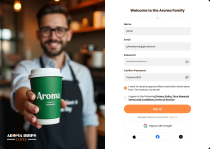 Aroma Drips - React Drinks Ordering Template Screenshot 16